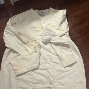 Men's Classic Cream Crewneck Sweater